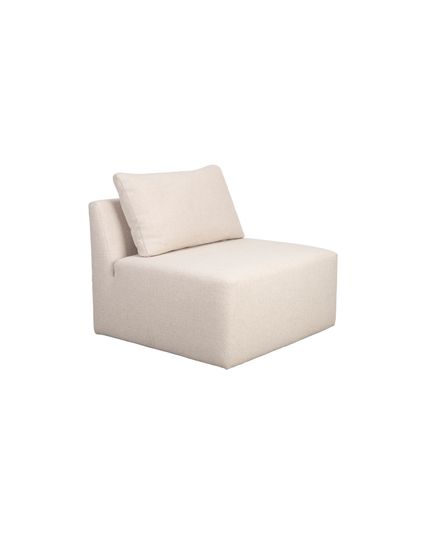 Prosper sofa 1 seater sand Front Side