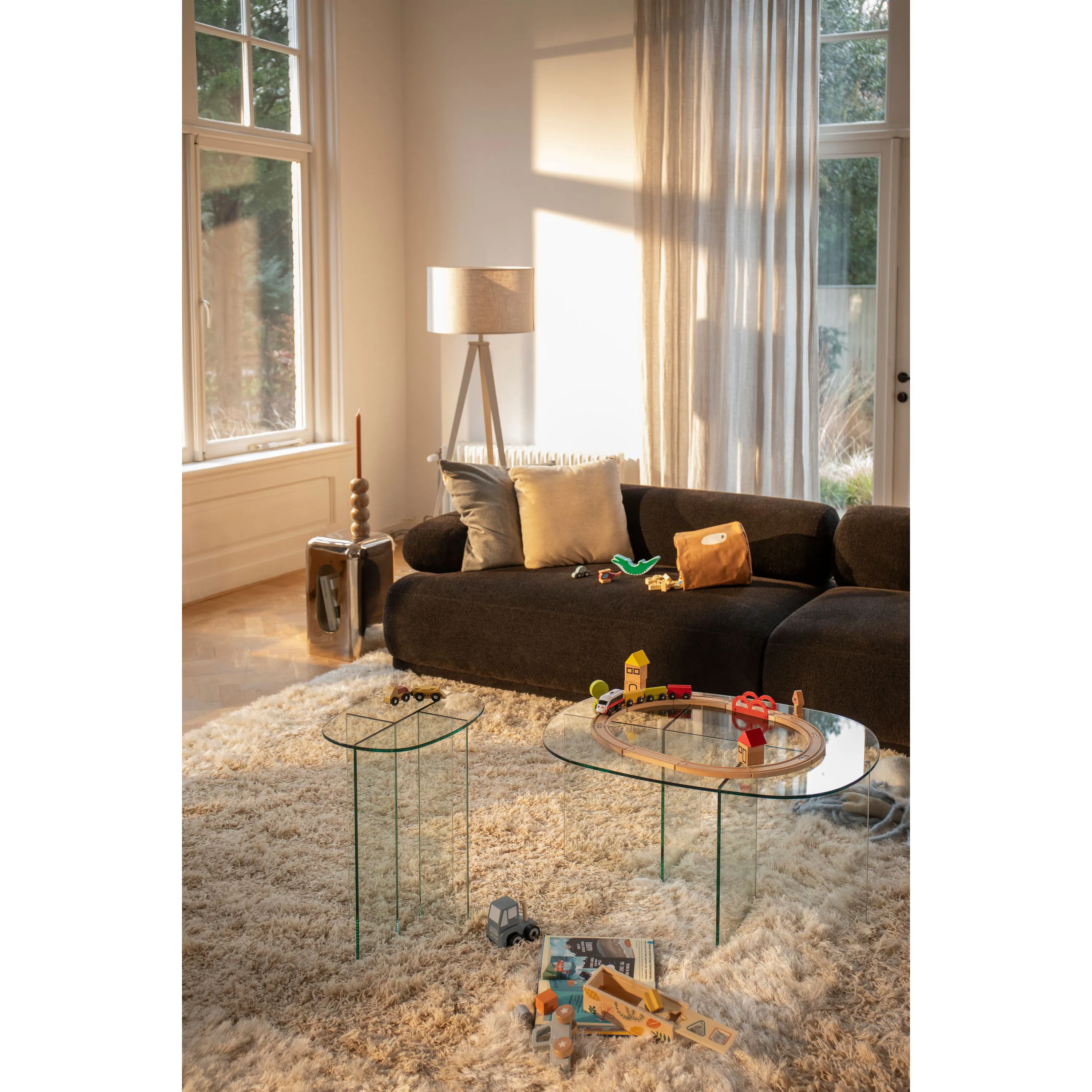 Linea Side Table Transparent | Zuiver