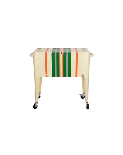 Cooler be Cool stripes lemon Front