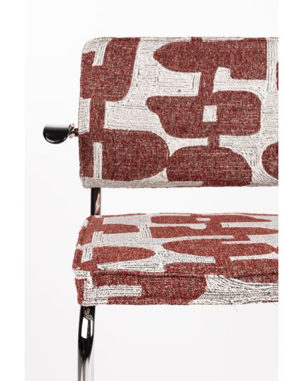 Ridge kink deco symbols armchair
