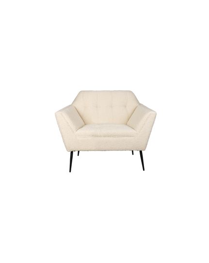 Kate lounge chair boucle Front Side