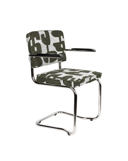 Ridge kink deco symbols armchair