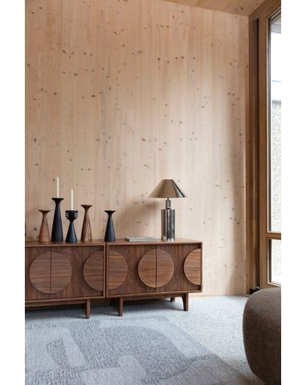 Flames candle holder Front