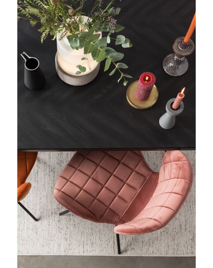 OMG velvet chair Front Side