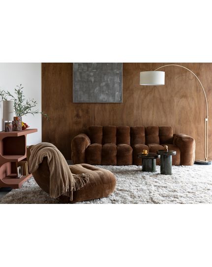 Hackman sofa 3 seater velours Front