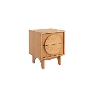Groove Side Table / Bedstand Natural Oak | Zuiver