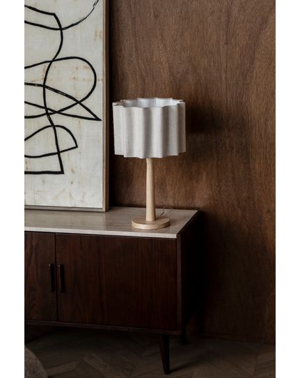 Scallop table lamp Front