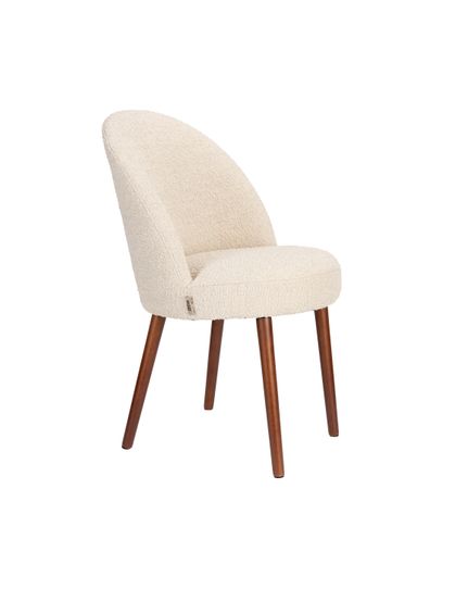 Barbara boucle chair Front Side