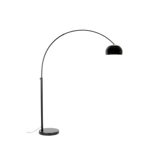 Metal Bow Floor Lamp Black | Zuiver