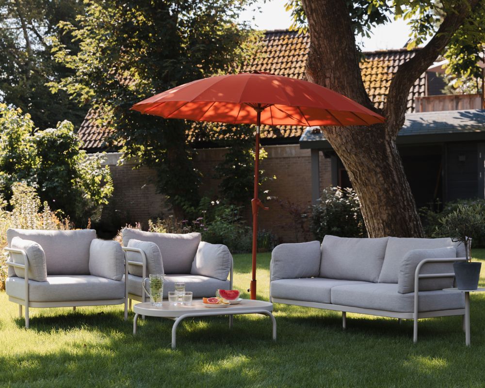 Sunshine parasol + voet